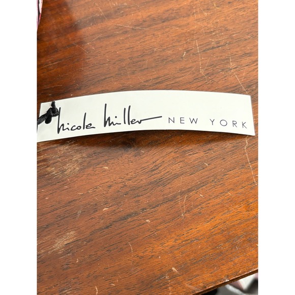 Nicole Miller NWT Floral Cosmetic Bag Travel Toiletry Make-Up Pouch Zipper - Picture 4 of 5